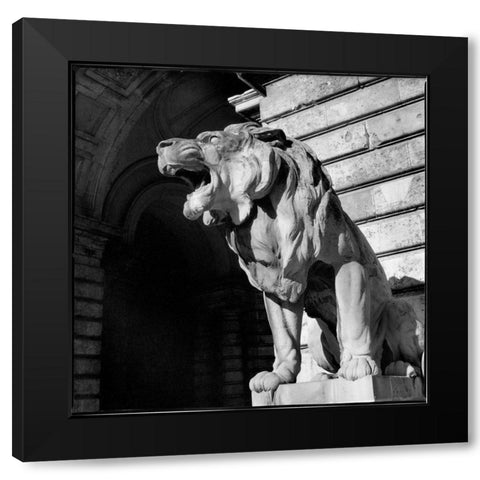 Architecture Detail VI Budapest Black Modern Wood Framed Art Print by DeNardo, Laura