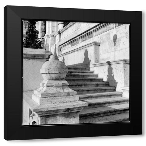 Architecture Detail VII Budapest Black Modern Wood Framed Art Print by DeNardo, Laura
