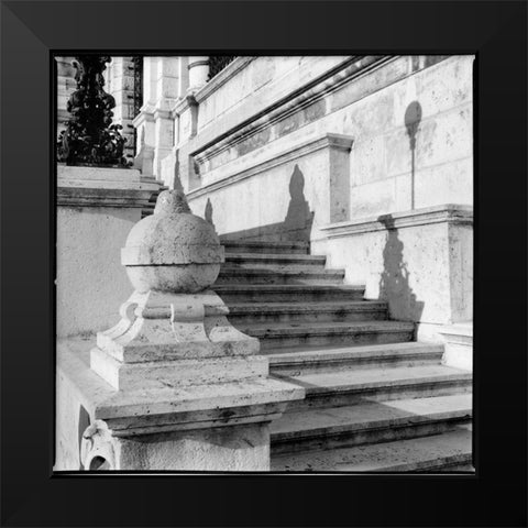 Architecture Detail VII Budapest Black Modern Wood Framed Art Print by DeNardo, Laura