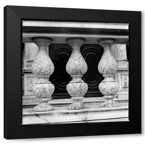 Architecture Detail VIII Budapest Black Modern Wood Framed Art Print with Double Matting by DeNardo, Laura