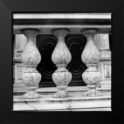 Architecture Detail VIII Budapest Black Modern Wood Framed Art Print by DeNardo, Laura