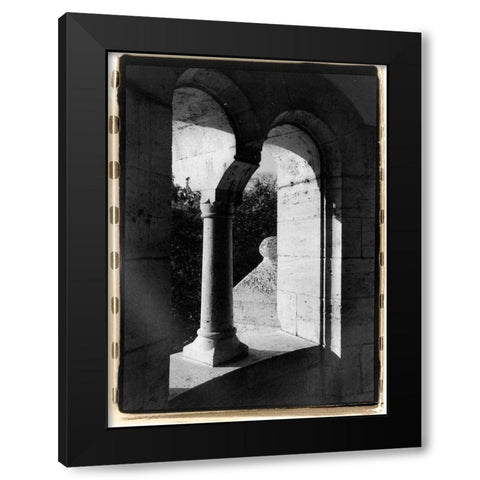 Fishermans Bastion III Budapest Black Modern Wood Framed Art Print by DeNardo, Laura