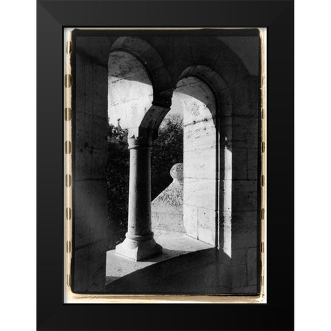 Fishermans Bastion III Budapest Black Modern Wood Framed Art Print by DeNardo, Laura