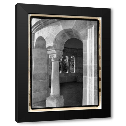 Fishermans Bastion IV Budapest Black Modern Wood Framed Art Print by DeNardo, Laura