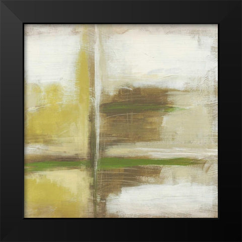 Wood Lake II Black Modern Wood Framed Art Print by Vess, June Erica