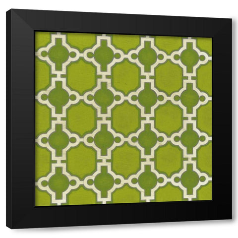 Market Motifs IV Black Modern Wood Framed Art Print by Vess, June Erica