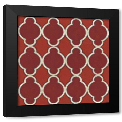 Market Motifs VII Black Modern Wood Framed Art Print with Double Matting by Vess, June Erica