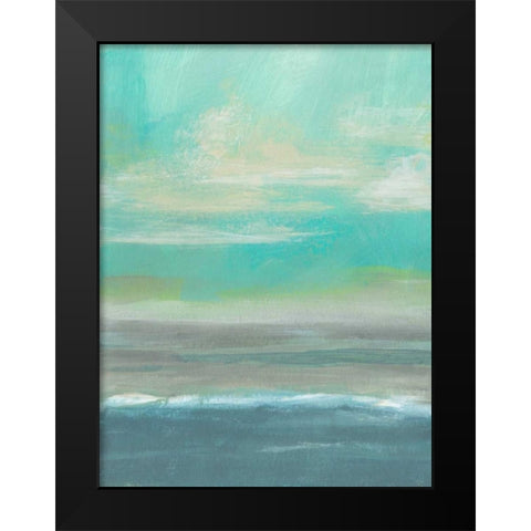 Lowland Beach II Black Modern Wood Framed Art Print by McMullen, Charles