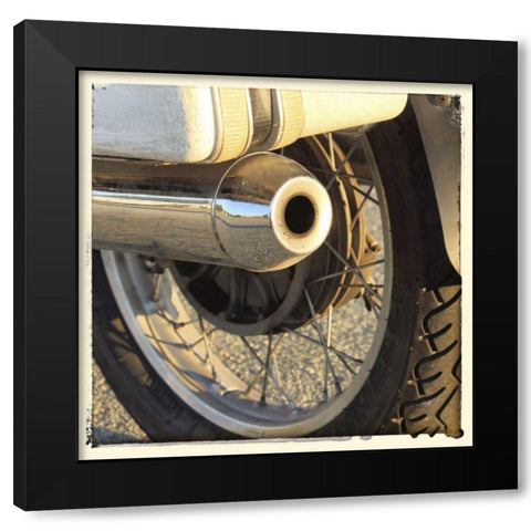 Sunset Ride III Black Modern Wood Framed Art Print by Stramel, Renee W.