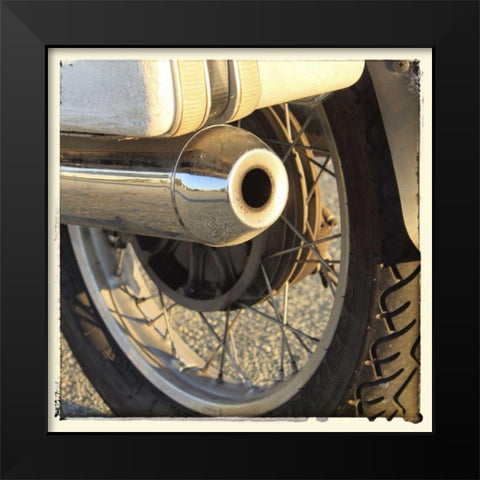 Sunset Ride III Black Modern Wood Framed Art Print by Stramel, Renee W.