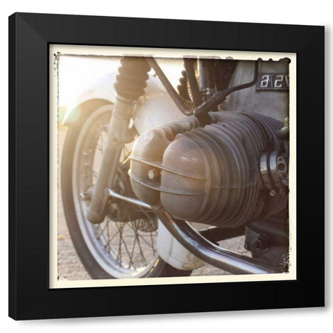 Sunset Ride IV Black Modern Wood Framed Art Print by Stramel, Renee W.