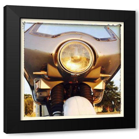 Sunset Ride V Black Modern Wood Framed Art Print by Stramel, Renee W.