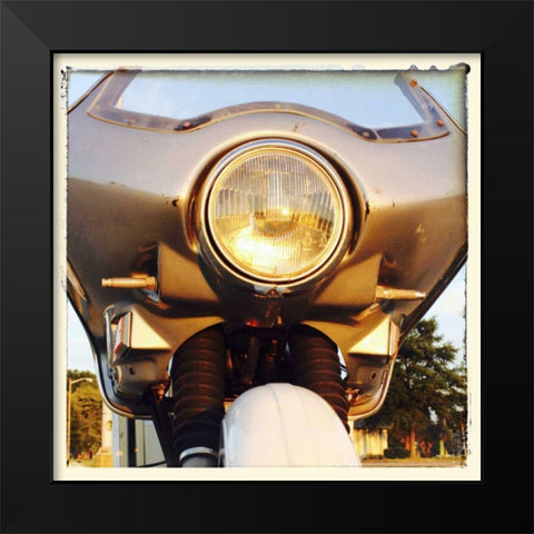 Sunset Ride V Black Modern Wood Framed Art Print by Stramel, Renee W.