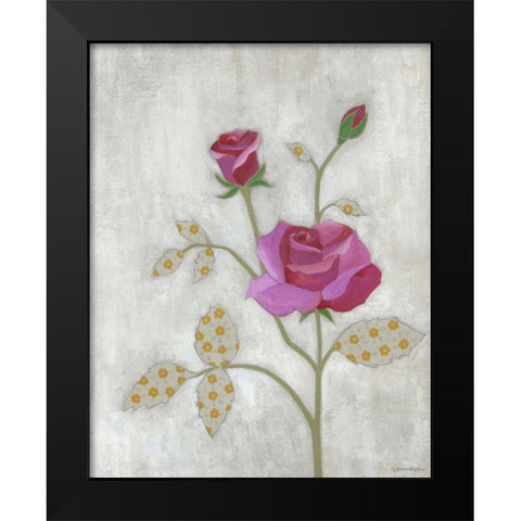 Lovely Botanical I Black Modern Wood Framed Art Print by Lam, Vanna