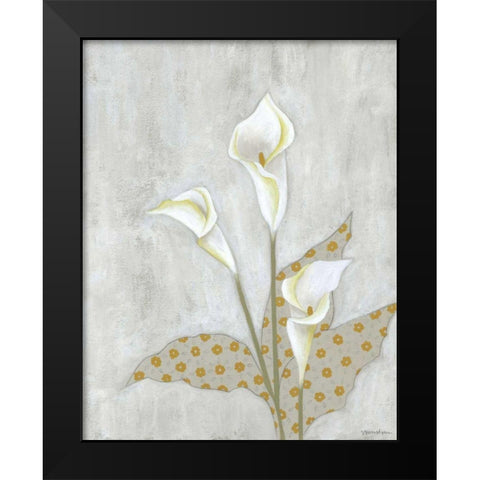 Lovely Botanical III Black Modern Wood Framed Art Print by Lam, Vanna