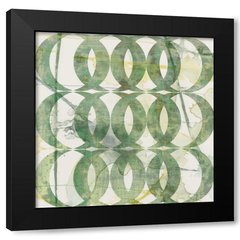 Metric Link V Black Modern Wood Framed Art Print by Goldberger, Jennifer