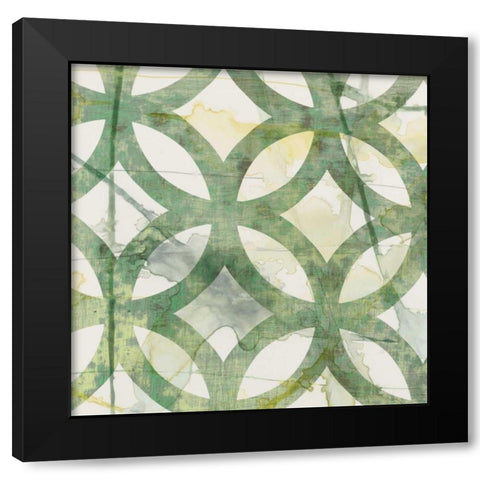 Metric Link VII Black Modern Wood Framed Art Print with Double Matting by Goldberger, Jennifer