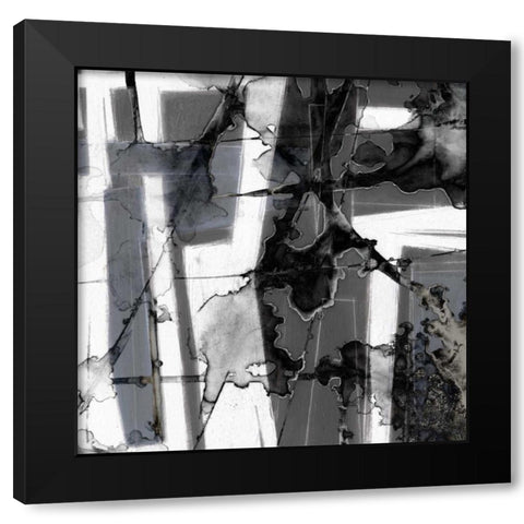 In Motion IV Black Modern Wood Framed Art Print with Double Matting by Goldberger, Jennifer