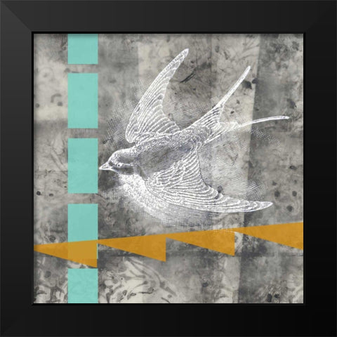 Vector II Black Modern Wood Framed Art Print by Goldberger, Jennifer