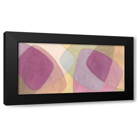 Orchid Scribe II Black Modern Wood Framed Art Print by Stramel, Renee W.