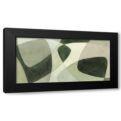Verdigris Intersection I Black Modern Wood Framed Art Print by Stramel, Renee W.