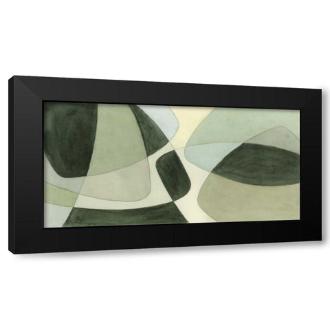 Verdigris Intersection II Black Modern Wood Framed Art Print by Stramel, Renee W.