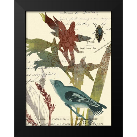 Exotic Blossom II Black Modern Wood Framed Art Print by Green-Aldridge, W.