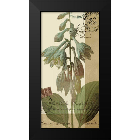 French Blue II Black Modern Wood Framed Art Print by Green-Aldridge, W.