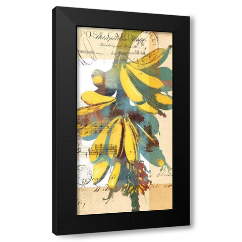 Cortez Gold I Black Modern Wood Framed Art Print with Double Matting by Green-Aldridge, W.