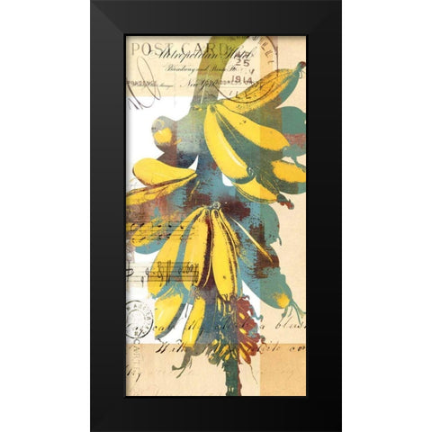 Cortez Gold I Black Modern Wood Framed Art Print by Green-Aldridge, W.