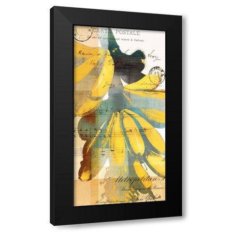 Cortez Gold II Black Modern Wood Framed Art Print with Double Matting by Green-Aldridge, W.