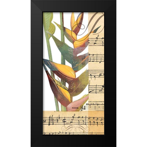 Emeraude Opera II Black Modern Wood Framed Art Print by Green-Aldridge, W.
