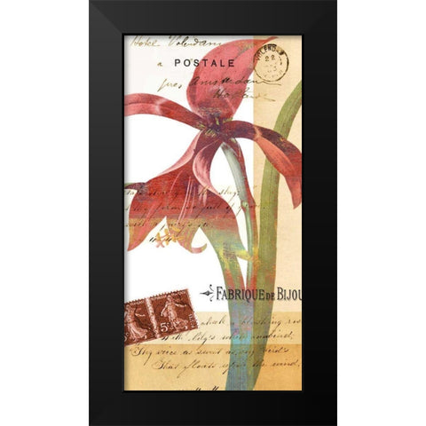 Crowning Glory I Black Modern Wood Framed Art Print by Green-Aldridge, W.