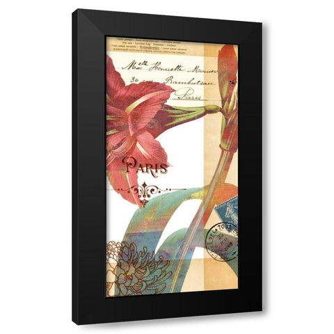 Crowning Glory III Black Modern Wood Framed Art Print with Double Matting by Green-Aldridge, W.