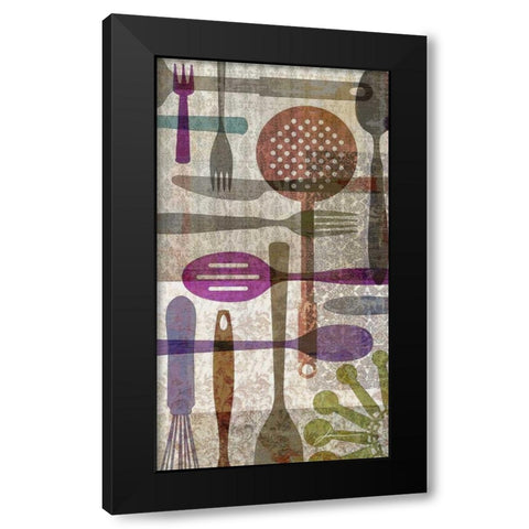 On the Table I Black Modern Wood Framed Art Print with Double Matting by Burghardt, James