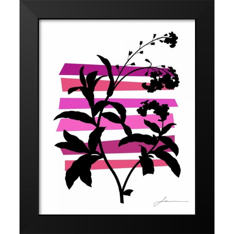 Color Shade V Black Modern Wood Framed Art Print by Burghardt, James