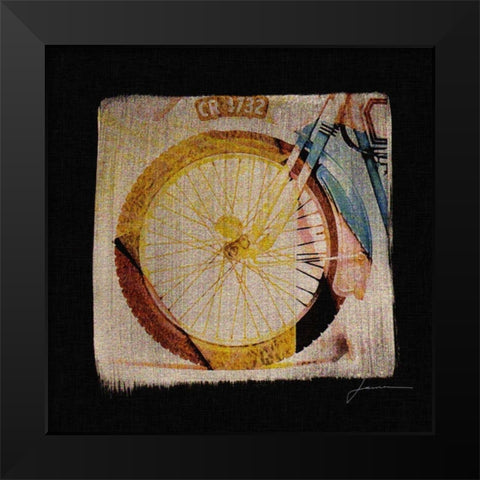 RPM Tiles II Black Modern Wood Framed Art Print by Burghardt, James