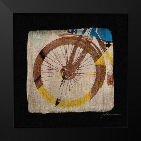 RPM Tiles III Black Modern Wood Framed Art Print by Burghardt, James