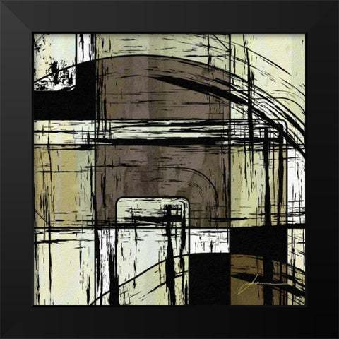 Scene Change III Black Modern Wood Framed Art Print by Burghardt, James