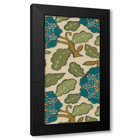 Cottage Panels IV Black Modern Wood Framed Art Print with Double Matting by Vess, June Erica