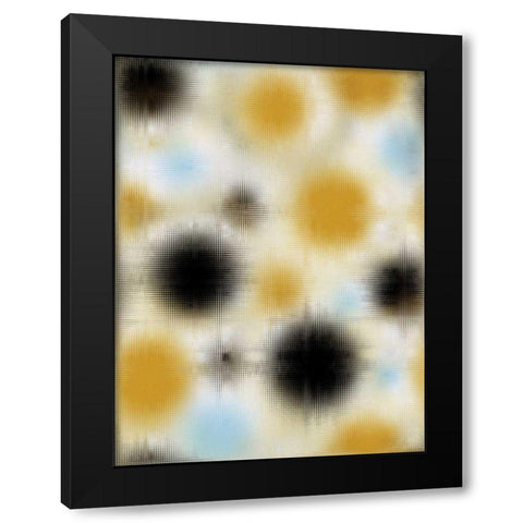 Pixilated Burst I Black Modern Wood Framed Art Print with Double Matting by Mountain, Ricki