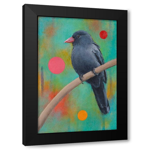 Mysteries of the Universe XV Black Modern Wood Framed Art Print by Evans, Bridget G.