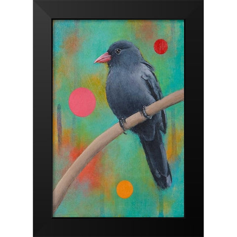 Mysteries of the Universe XV Black Modern Wood Framed Art Print by Evans, Bridget G.