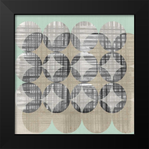 New Pattern I Black Modern Wood Framed Art Print by Goldberger, Jennifer