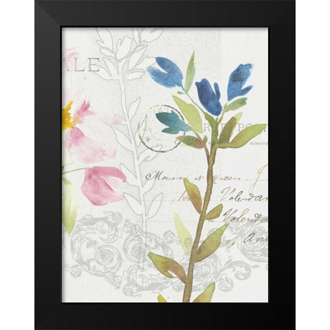 Romantic Watercolor III Black Modern Wood Framed Art Print by Mosley, Kiana