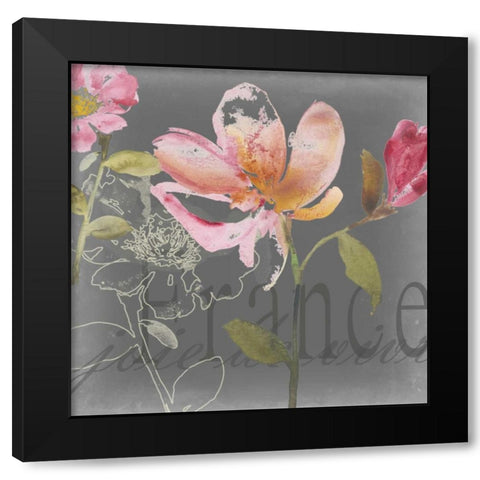 Joie de Vivre II Black Modern Wood Framed Art Print by Mosley, Kiana