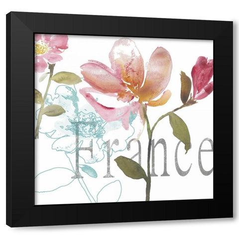 Paris by Day I Black Modern Wood Framed Art Print by Mosley, Kiana