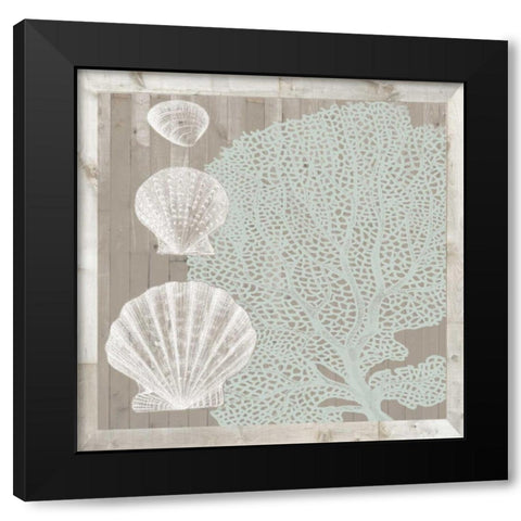 Seaboard I Black Modern Wood Framed Art Print by Fagalde, Jarman