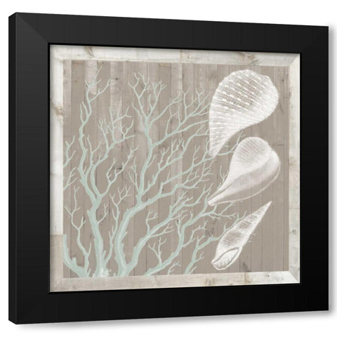 Seaboard II Black Modern Wood Framed Art Print by Fagalde, Jarman