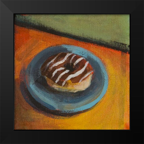 Fresh Daily V Black Modern Wood Framed Art Print by Evans, Bridget G.